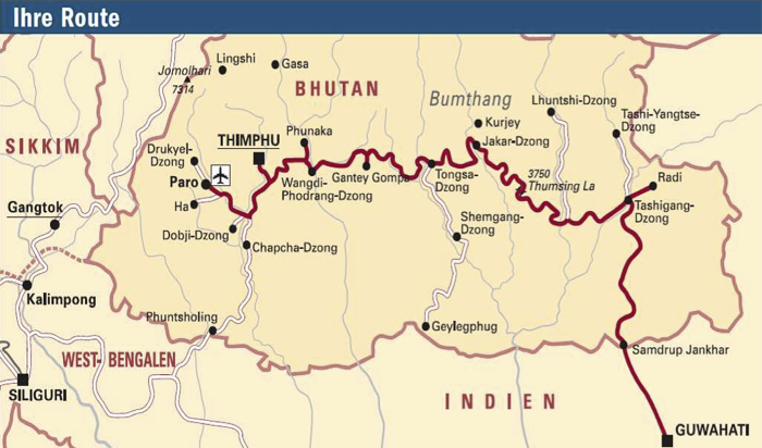 bhutanroute
